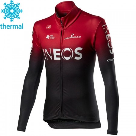 Maillot Cyclisme 2020 TEAM INEOS Hiver Thermal Fleece N001